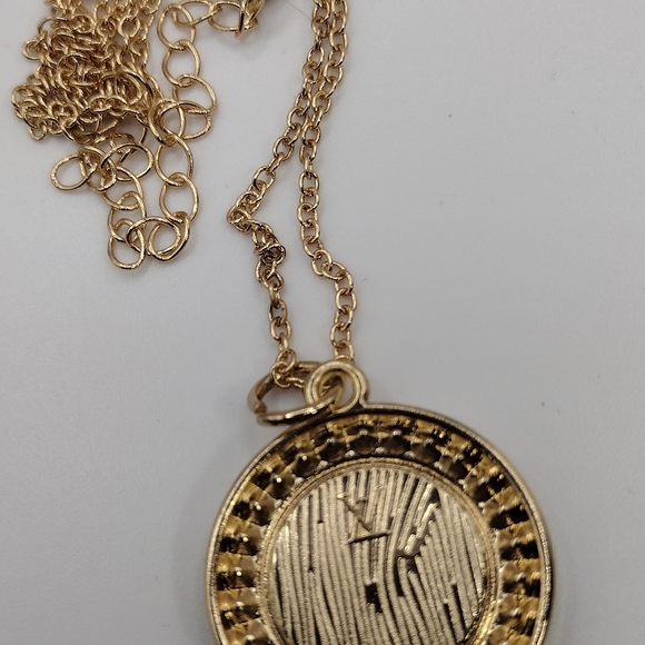 LOUIS VUITTON LV ZIPPER PULL CHARM GOLD tone metal, RHINESTONES 23mm - Picture 5 of 7